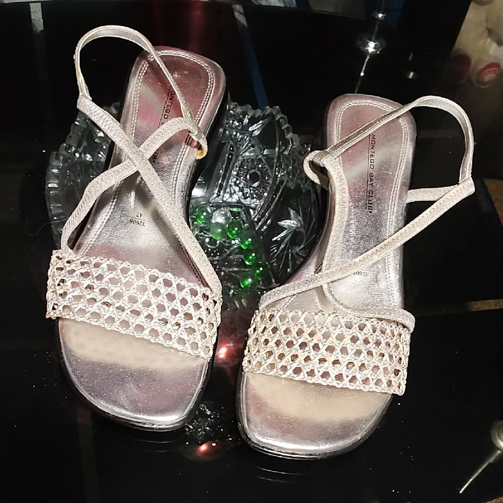 Elegant Silver Sandals